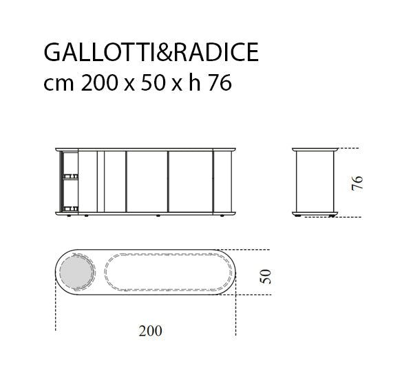 Gallotti&Radice Hide&Seek Door Sideboard
