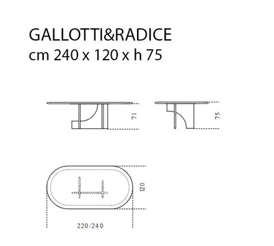 Gallotti&Radice Selce - T Table
