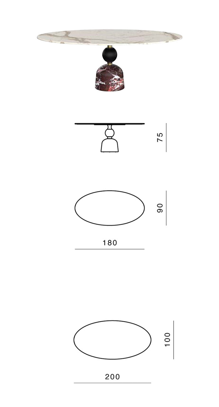 Ghidini 1961 Artù Yemek Masası