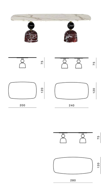 Ghidini 1961 Artù Yemek Masası