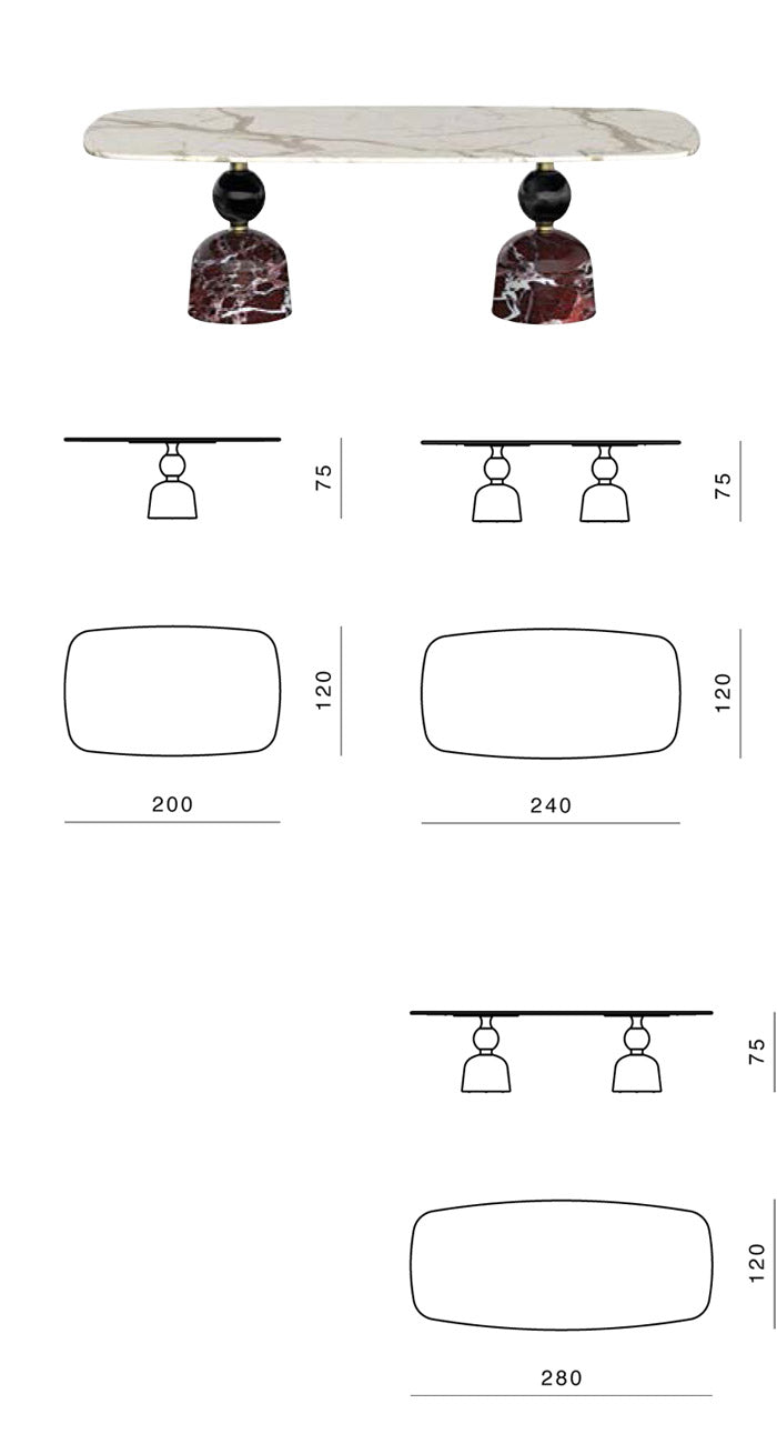 Ghidini 1961 Artù Yemek Masası