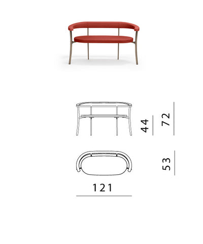 Ghidini 1961 Katana Küçük Kanepe