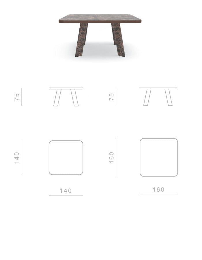 Ghidini 1961 Native Dikdörtgen Yemek Masası