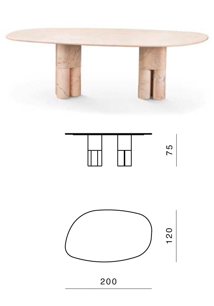 Ghidini 1961 Tria Yemek Masası