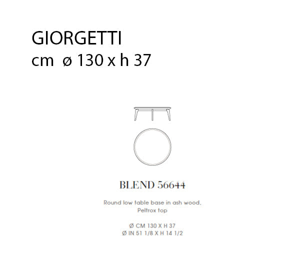 Giorgetti Blend Coffee Table
