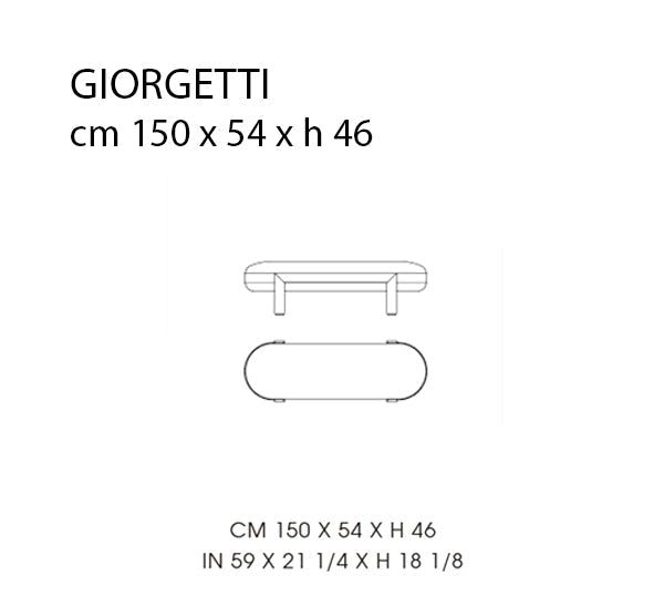 Giorgetti Shirley Bench