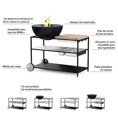 Höfats Fire Kitchen + Bowl 57 Seti