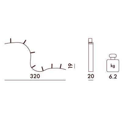 Kartell Bookworm Collection Kitaplık