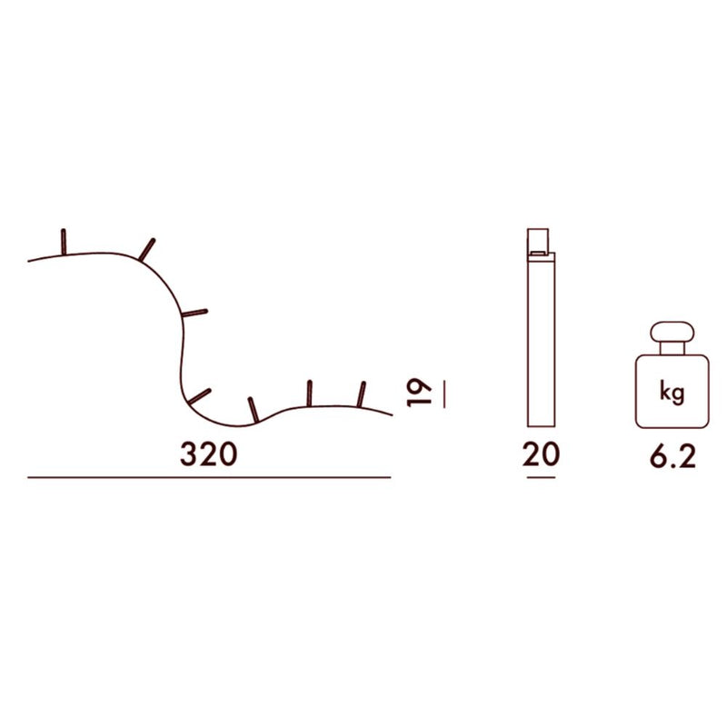 Kartell Bookworm Collection Kitaplık