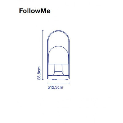 Marset Follow Me Terracota Indoor & Outdoor Kablosuz Lamba