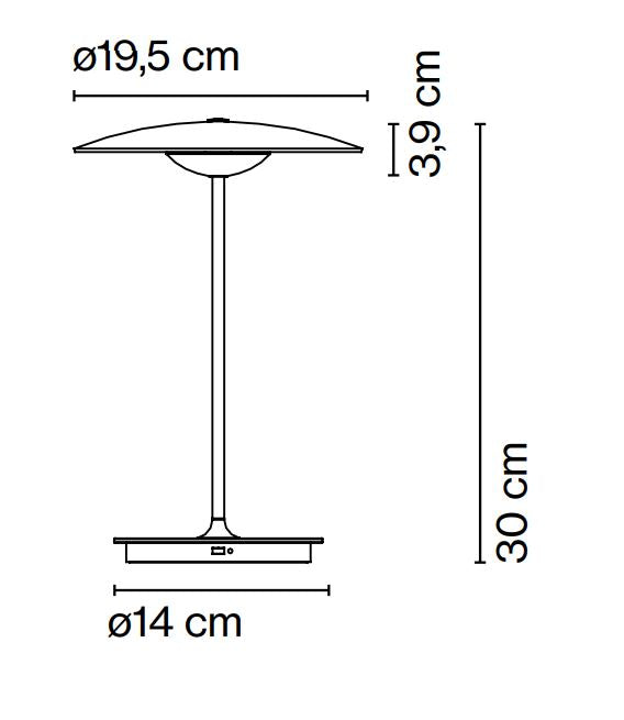 Marset Ginger 20M White Oak Masa Lambası
