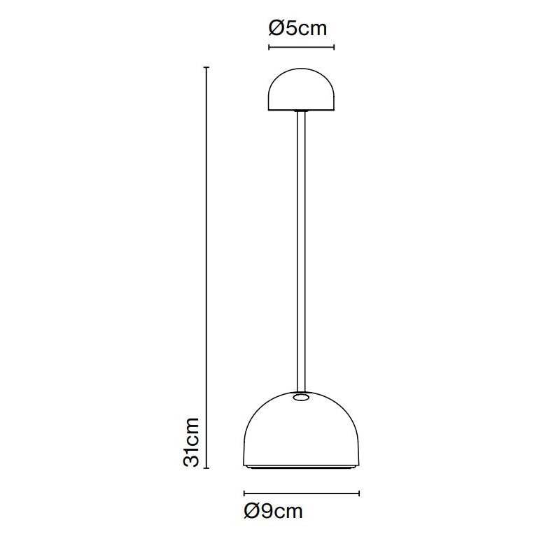 Marset Sips Green Gold Masa Lambası