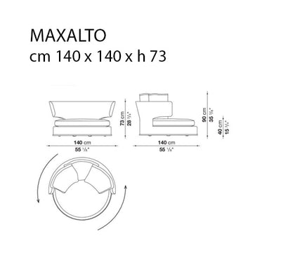 Maxalto Amoenus Soft Kanepe