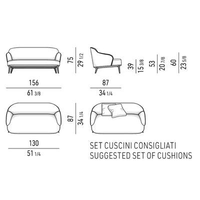 Minotti Leslie Collection Kanepe