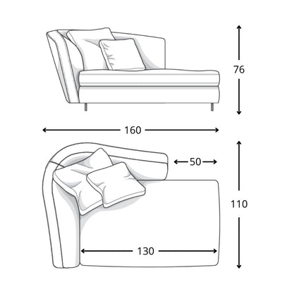 Minotti Seymour Collection Şezlong