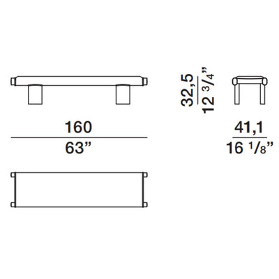 Molteni&C Tibeau Collection Bank