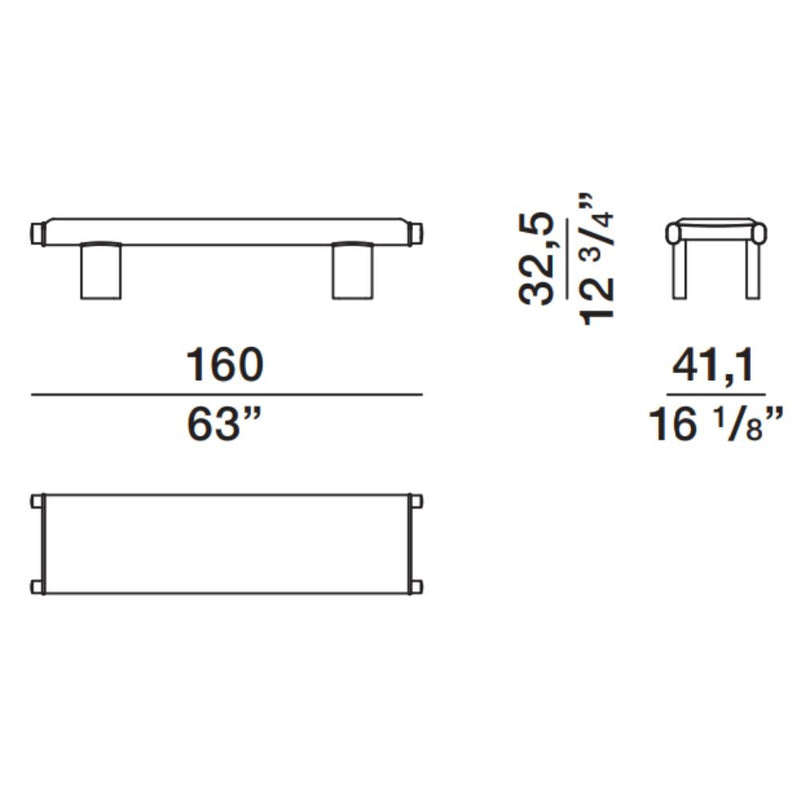 Molteni&C Tibeau Collection Bank