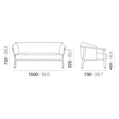 Pedrali Lamorisse Collection Kanepe