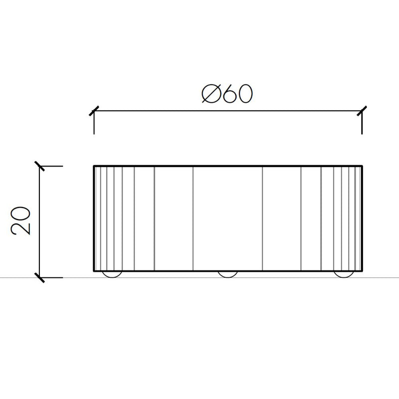 Pedretti Home Ciocat 60 Collection Coffee Table