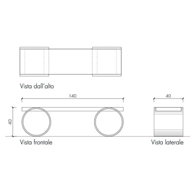 Pedretti Home Triga Collection Bank