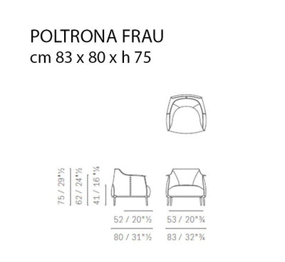 Poltrona Frau Archibald Armchair
