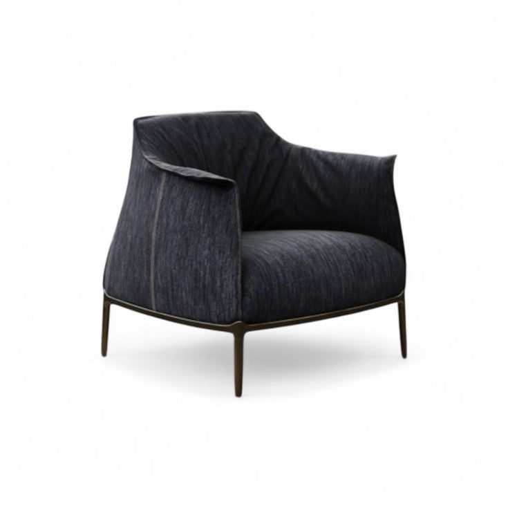 Poltrona Frau Archibald Denim Collection Koltuk