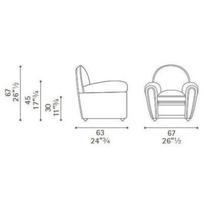 Poltrona Frau Baby Vanity Fair Koltuk LIMITED EDITION