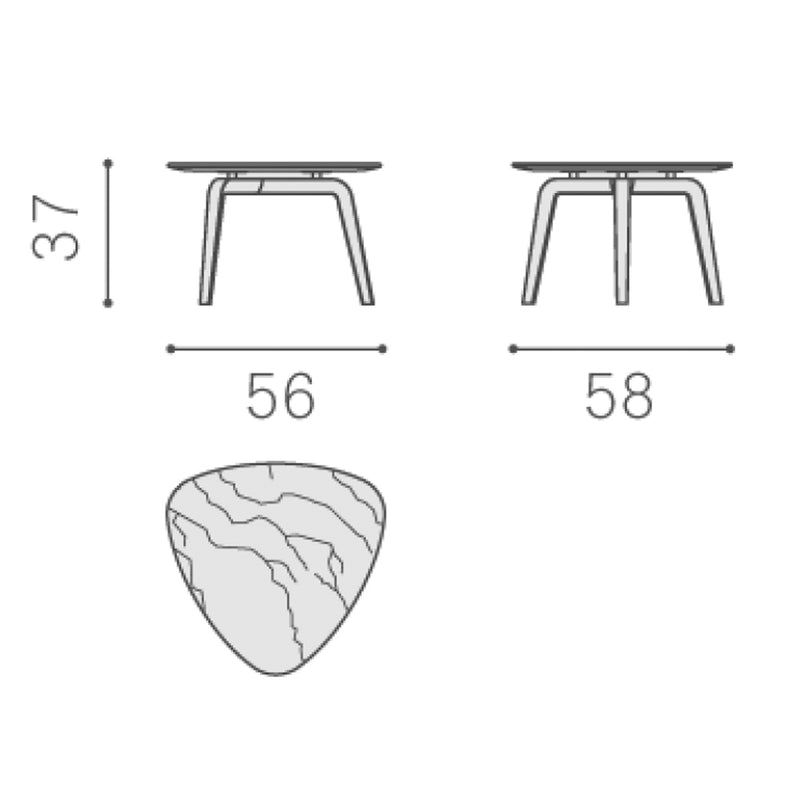 Poltrona Frau Fiorile Sehpa