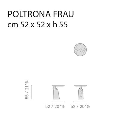 Poltrona Frau Ilary Monolit Side Table
