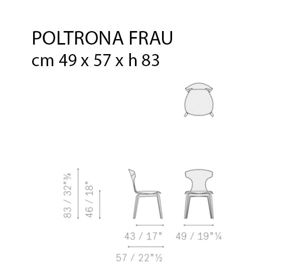 Poltrona Frau Montera Sandalye