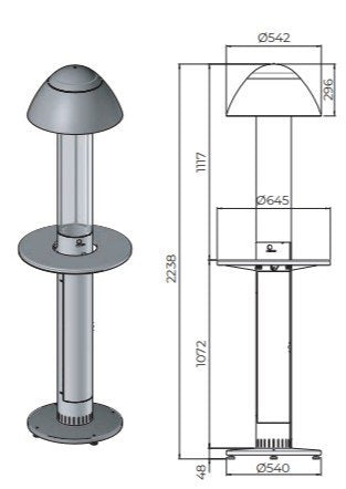 Primato Model L Heat Pellet Isıtıcı