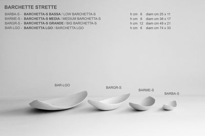 Rina Menardi Barchette Strette Large Barchetta Centerpiece Obje 49x21xH12 cm