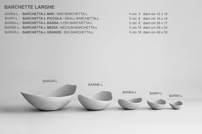 Rina Menardi Barchette Larghe Large Barchetta Centerpiece Obje 39x24xH13 cm