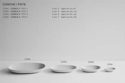 Rina Menardi Conche XXL Centerpiece Obje 95x39xH3 cm