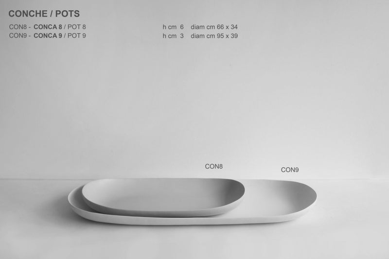 Rina Menardi Conche XXL Centerpiece Obje 95x39xH3 cm