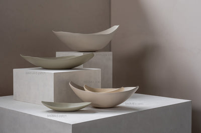 Rina Menardi Barchette Larghe Medium Barchetta Centerpiece Obje 26x17xH8 cm