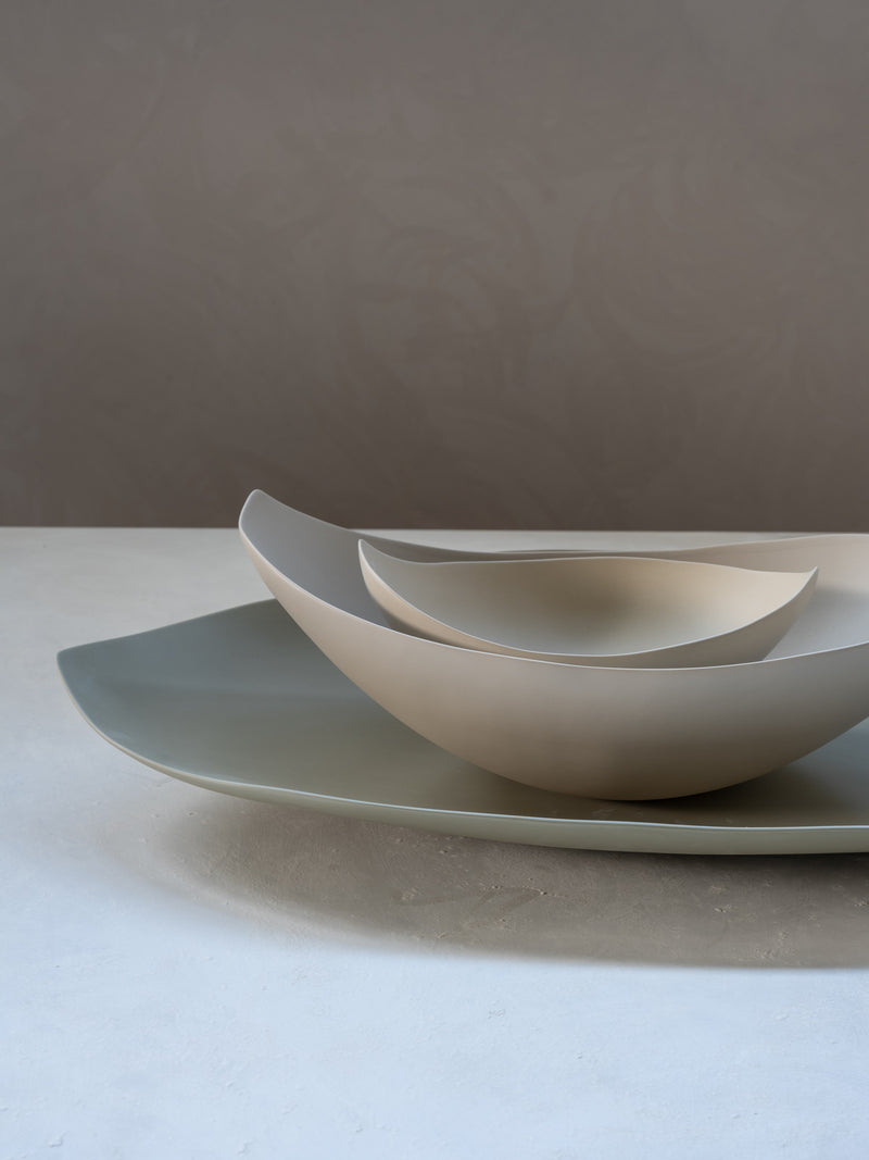 Rina Menardi Barchette Larghe Medium Barchetta Centerpiece Obje 26x17xH8 cm