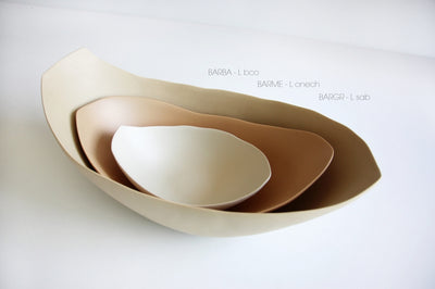 Rina Menardi Barchette Larghe Medium Barchetta Centerpiece Obje 26x17xH8 cm