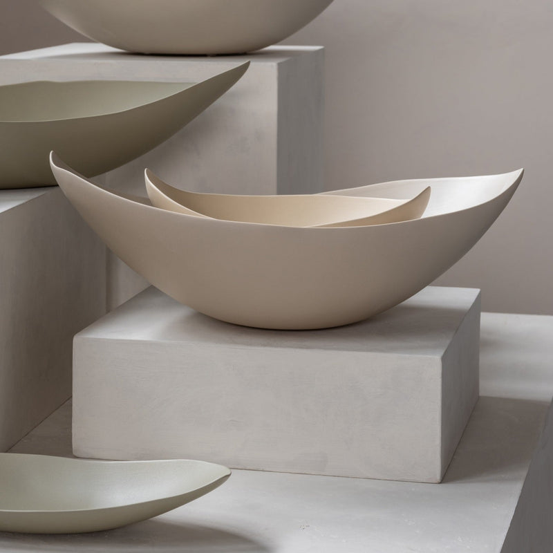 Rina Menardi Barchette Larghe Large Barchetta Centerpiece Obje 39x24xH13 cm