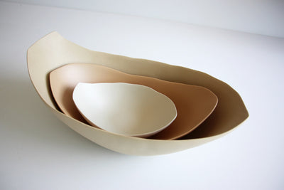 Rina Menardi Barchette Larghe Large Barchetta Centerpiece Obje 39x24xH13 cm