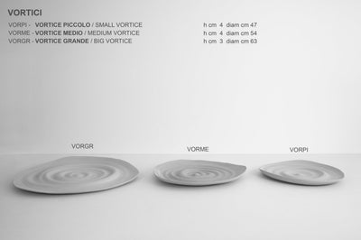 Rina Menardi Large Vortici Centerpiece Object Ø63xH3 cm