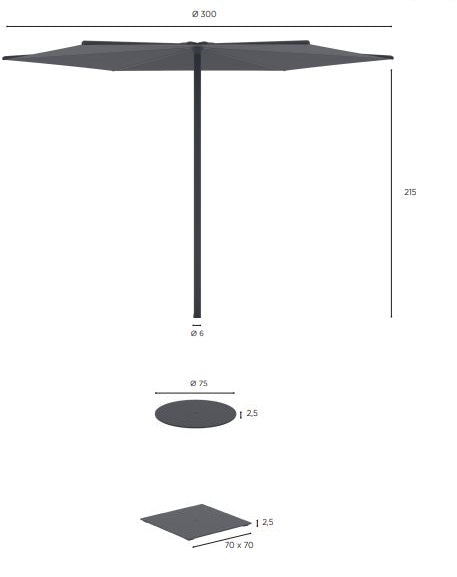 Royal Botania Oazz Parasol