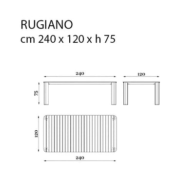 Rugiano Atlante Table