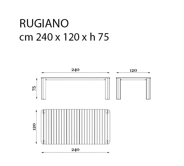 Rugiano Atlante Table