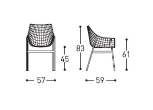 Varaschin Summer Set Dining Armchair