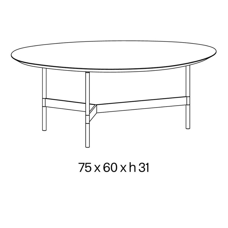 Tonelli Design After9 Collection Sehpa 75x60x31 cm