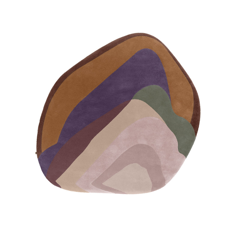 Limited Edition Agate Low Organic Halı 250x250 cm