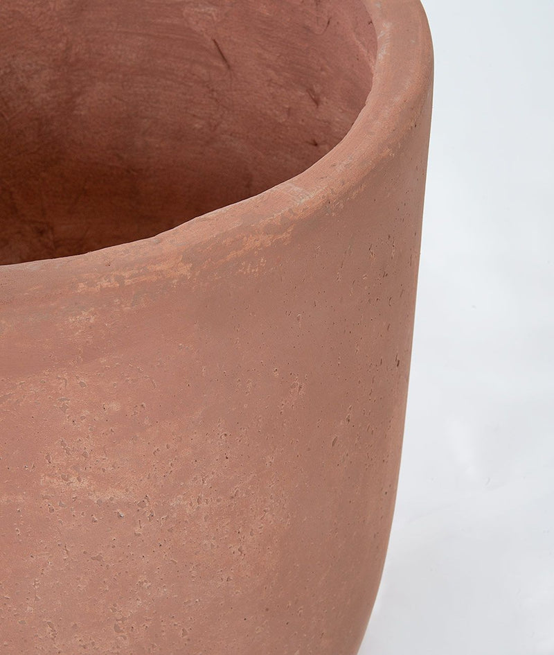 Unopiu Concrete and Marble Bowl-Shaped Outdoor Saksı