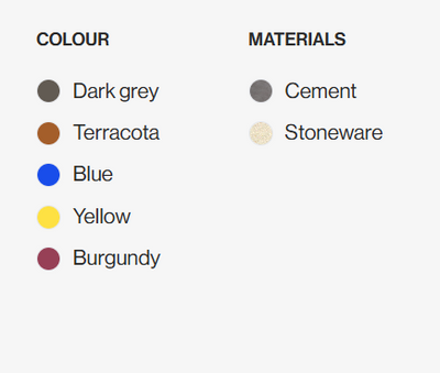 Unopiu Glazed Stoneware Pot Ø30 cm