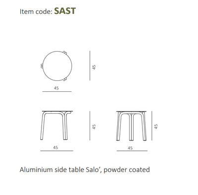 Unopiu Salo Round Coffee Table 45 cm